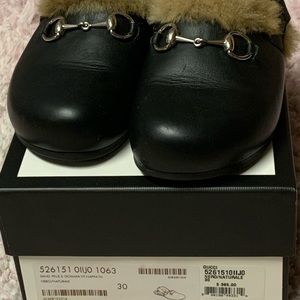 Little Girl Gucci mule style shoe